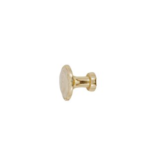 Ventus Gold Krem Düğme Tekli Kulp ( 5 Adet )