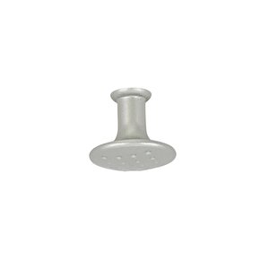PORSELEN BEYAZ KULP KROM AYAK 96 MM / 5 ADET