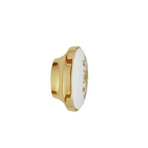 Guisti Gold Desenli 32 Mm Düğme Kulp ( 5 Adet )