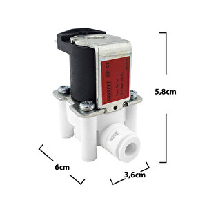 Gizli Damacanali Su Sebili Aritma Montaj Kiti 12v Selenoid 1/4