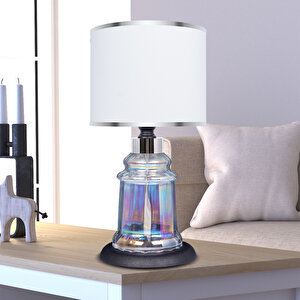 Baroque Black Glossy Shine Cam Abajur