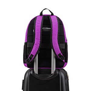 Classone Bp-wtx109 Wtxpro Serisi Su Geçirmez Kumaş,15.6" Laptop, Notebook Sırt Çantası Fuşya