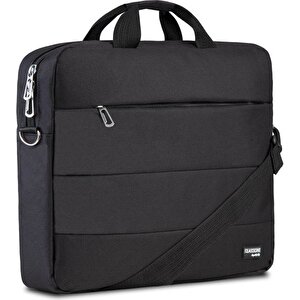 Romeo Serisi Tl2400 13-14" Uyumlu Su Geçirmez Kumaş Laptop Çantası Siyah