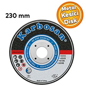 Metal Kesici Taş Disk Taşlama Spiral Demir Kesme Diski 230x3.0x22.23 Mm