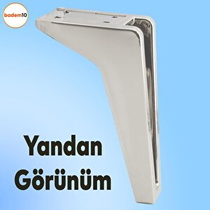 Penta 6'lı Set Mobilya Tv Ünitesi Çekyat Koltuk Kanepe Destek Ayağı 15 Cm Krom Ayak M8 Civatalı