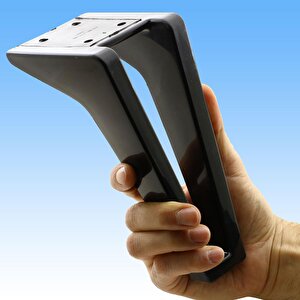 Penta 6'lı Set Mobilya Tv Ünitesi Çekyat Koltuk Kanepe Destek Ayağı 18 Cm Siyah Ayak M8 Civatalı