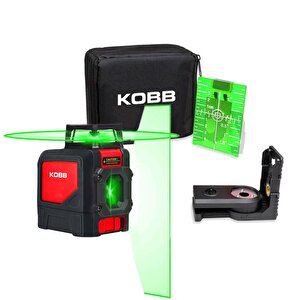 Kobb Kbl30g 25 Metre Profesyonel Yatay 360° Ve Dikey Otomatik Hizalamalı Yeşil Çapraz Çizgi Lazer Distomat