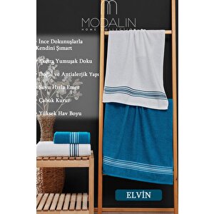4 Lü Banyo Havlusu Seti Elvin - 70x140