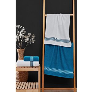 4 Lü Banyo Havlusu Seti Elvin - 70x140