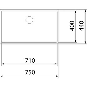 Teka Be Lınea Pureclean 71.40 Çelik Eviye 115000066