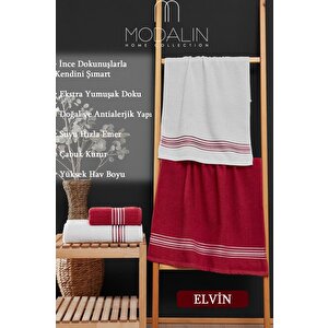 4 Lü Banyo Havlusu Seti Elvin - 70x140