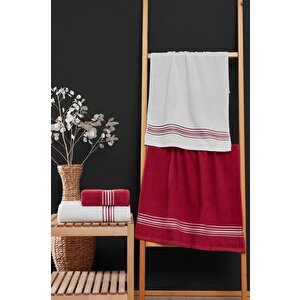 4 Lü Banyo Havlusu Seti Elvin - 70x140