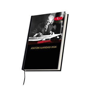 2026 Atatürk Ajanda Yıllık Atatürk Ajandası 17x24 Cm 17x22 cm
