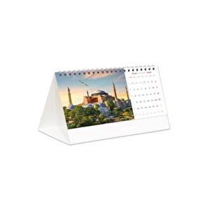 2026 Dünya Harikaları Piramit Masa Takvimi Masaüstü Takvim 21x17 Cm