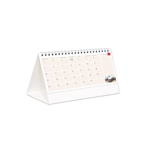 2026 Türkiye Piramit Masa Takvimi Masaüstü Takvim 24x17 Cm