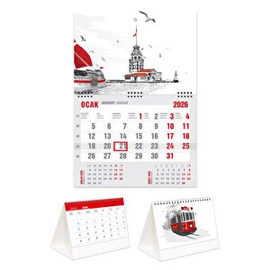 2026 Ekonomik Gemici Takvimi + İstanbul Piramit Takvimi