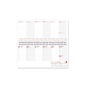 2026 Haftalık Masa Takvimi Masa Sümeni Orta Boy 31x14,5 Cm