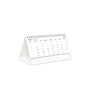 2026 Sokaklar Piramit Masa Takvimi Masaüstü Takvim 21x17 Cm