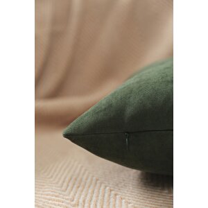 Yeşil Kırlent Kılıfı Dekoratif Düz Sade Panoroma-588 Punch Yapılabilir Panç Yeşil