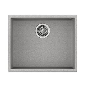 Square 50x40 Tezgah Alti Grani̇t Evye Stone Grey