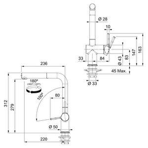 Franke Neptun Net 611 Sağ Mikrodekor 101.0656.167