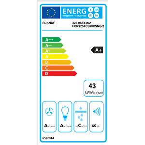 Crystal Fcr 925 Tc Bk Xs Duvar Tipi 90 Cm Davlumbaz