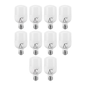 20w Torch Led Ampul Beyaz Işık 10 Adet