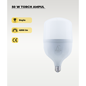 50w Torch Led Ampul Beyaz Işık