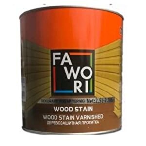 Fawori Wood Stain Ahşap Verniği Sarı Meşe 2.5 Lt
