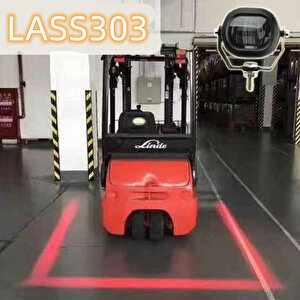 İş Makinesi Çalışma Lambası 12-80v  Kırmızı Adet / Lass303