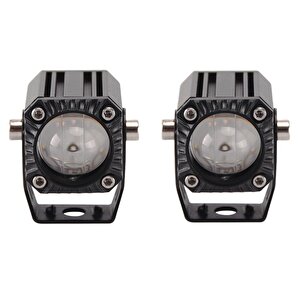 Offroad Sis Lambası 3.5cm Beyaz-sarı 10w 12-80v Set / Lass348