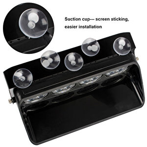 Cam İçi Çakar Lamba Uzaktan Kumandalı 16 Led 24w 12v Kırmızı-mavi / Lapa520
