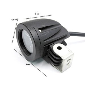Sis Lambası Güçlü Işık 5,5cm 8000k Ledli 10-32v Tek Adet