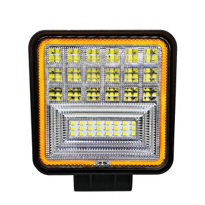 Kırmızı Angelli Kare Sis Lambası 12-24v