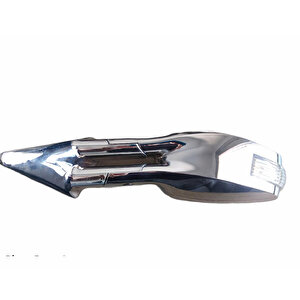 Space M3 Ön/arka Sinyalli Ayna Gri Karbon Takım /ayds77
