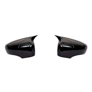 Renault Symbol 2013-2020 Piano Black Yarasa Ayna Kapağı / Aykay048