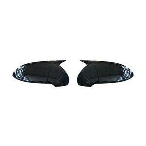 Megane 2 2002-2009 Piano Black Yarasa Ayna Kapağı / Aykay061