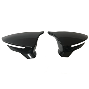 Leon 2012-2020 Piano Black  Yarasa Ayna Kapağı  / Aykay007