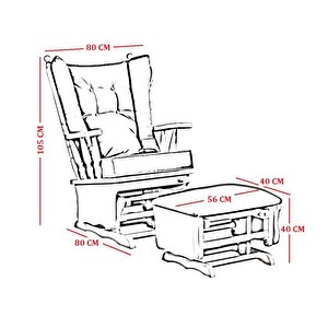 Sallanır Dinlenme Koltuğu Emzirme Koltuğu + Markiz (b3020)