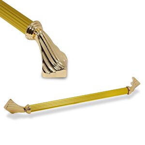 Konak Çekmece Dolap Dolabı Kapak Kulpu Kulpları Kulbu 224 Mm Gold Metal Kulp (4 Adet) Mobilya Mutfak