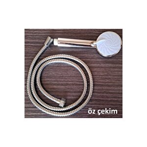 Banyo Bataryası Için Duş Hortumu Ve Duş Başlığı Seti 3 Parça Takım Tasarruflu Set