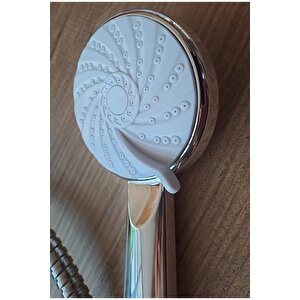 Banyo Bataryası Için Duş Hortumu Ve Duş Başlığı Seti 3 Parça Takım Tasarruflu Set