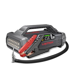 Lokithor Ja301 12v 2000amp Li-polimer Akıllı Akü Takviye + Pompa + Powerbank + Led Lamba