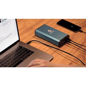 Acopower X230 14.8volt 13amper Li-ion Yedek Buzdolabı Aküsü + Powerbank + Led Lamba