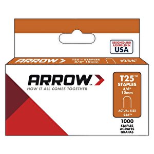 Arrow Ar256 10mm 1000 Adet Profesyonel U Tipi Zımba Teli