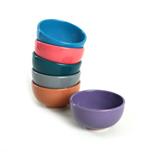 Mixed Bulut Mini Çerezlik / Sosluk 8 Cm 6 Adet 406-418-501-552-606-620
