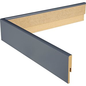 Yalı Serisi Antrasit T Model 10cm Pvc Süpürgelik