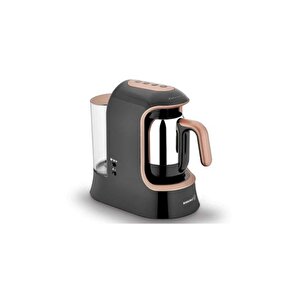 A862-02 Kahvekolik Aqua Siyah/Rosagold Otomatik Kahve Makinesi