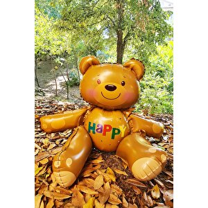 Oturabilen Ayı Balon Teddy Bear Tatlı Ayı Doğum Günü Parti Balonu