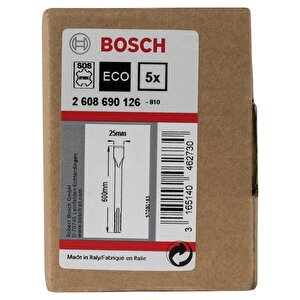 Bosch Kırıcı 5'li Yassı Keski Sds Max 600 X 25 Mm 2608690126